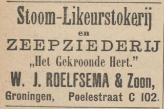 Advertentie Groninger Courant