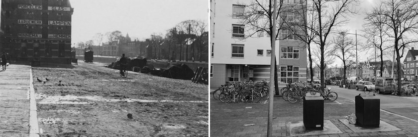 Noorderhaven Zuidzuide - Groningen links 1926 en rechts 2023